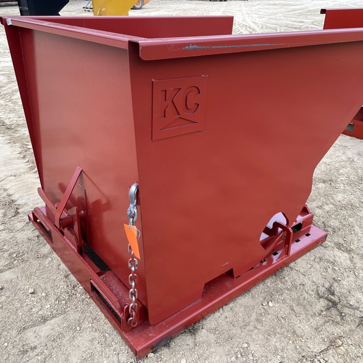 #2547 • New KC Self Dumping Hopper With Fork Pockets