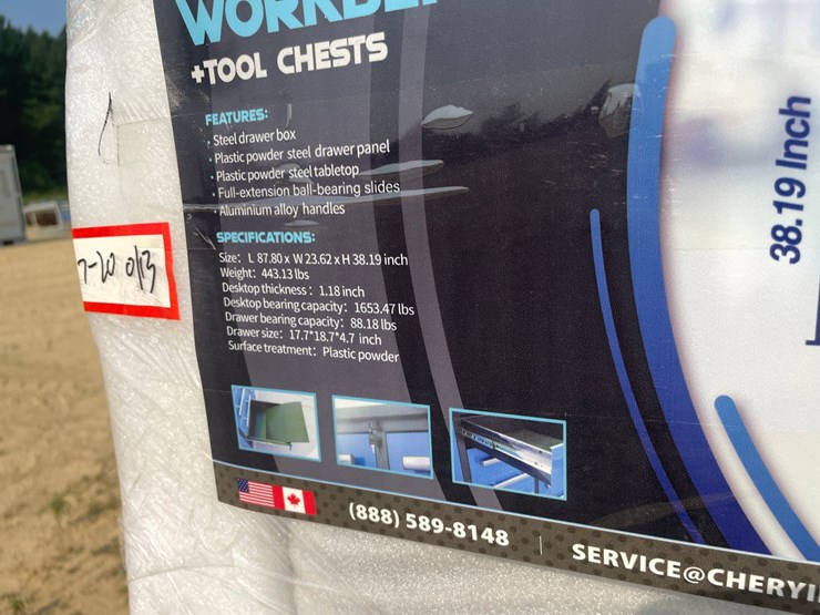#2497-•-new-york-industrial-7'-(20)-drawer-workbench-image-11