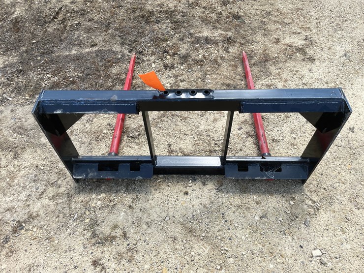 #2229-•-new-kivel-dual-prong-skid-steer-bale-spear-attachment-image-5