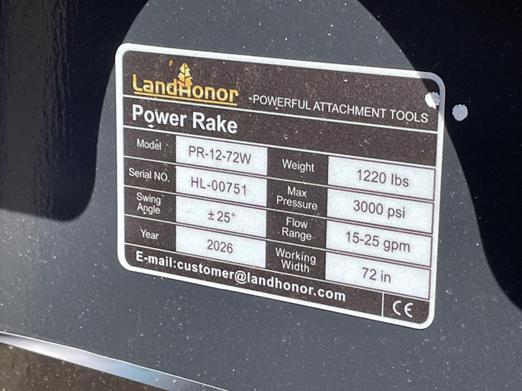 #2400-•-unused-2026-landhonor-power-rake-attachment-image-5