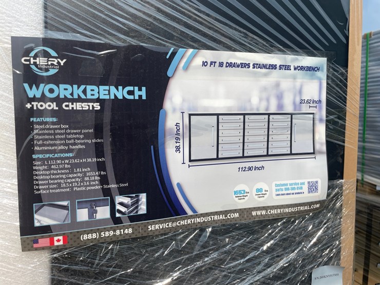 #2503-•-new-york-industrial-10'-(18)-drawer-workbench-image-2
