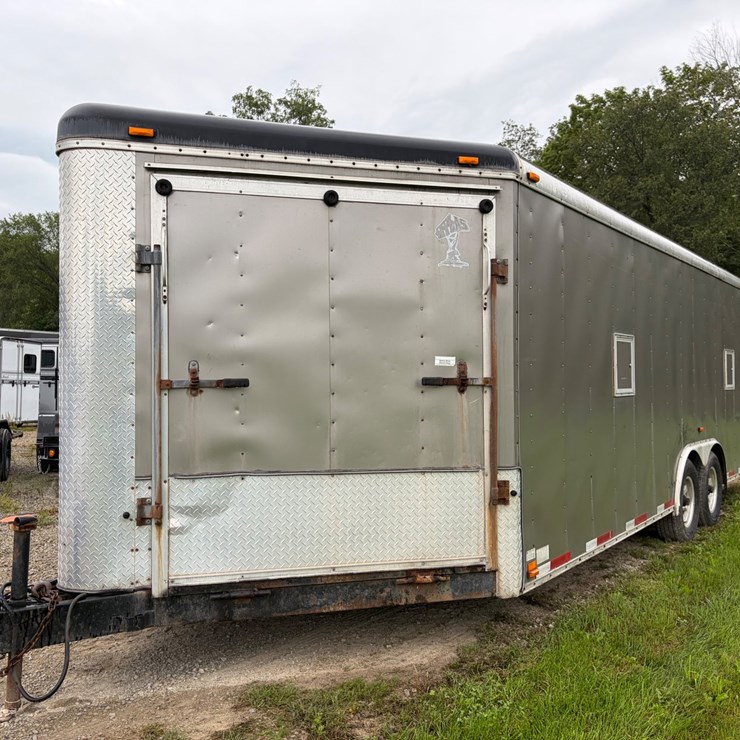 #712 • 2006 Atlas Combo Tandem Axle Enclosed Trailer (Has WI Title)(Helenville, WI)