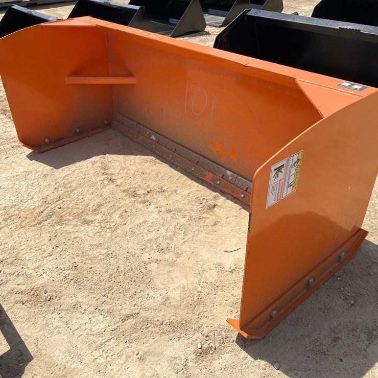 #2244 • New 84" Skid Steer Snowpusher Attachment