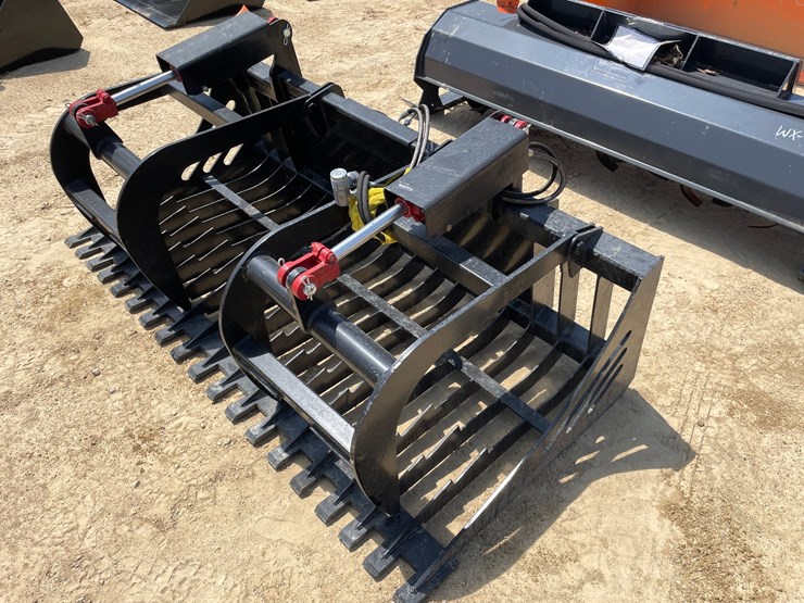 #2242-•-new-wildkat-rock/skeleton-grapple-skid-steer-attachment-image-1