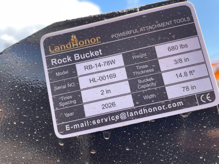 #2414-•-unused-2026-landhonor-skid-steer-rock-bucket-attachment-image-8