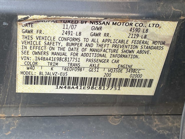 #1854-•-2008-nissan-maxima-(has-nm-title)-image-44