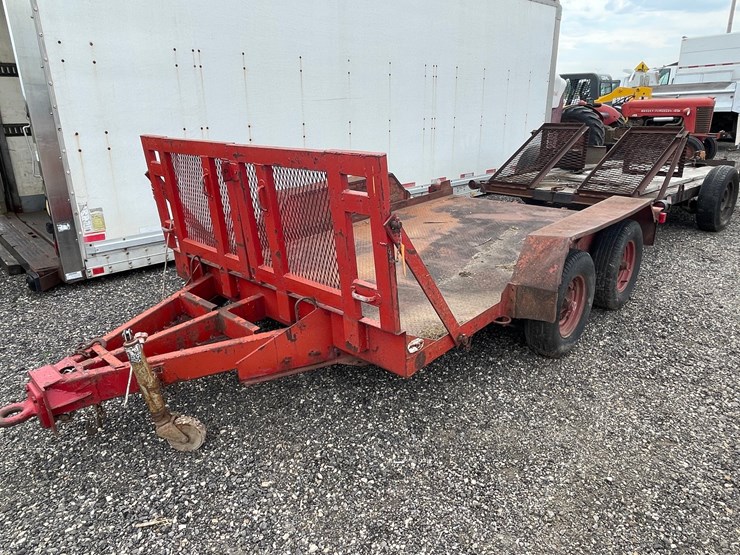 #2995-•-10'-8"-tandem-axle-utility-trailer-(no-title)-image-1