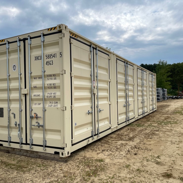 #500 • 40' High Cube Multi Door Shipping Container