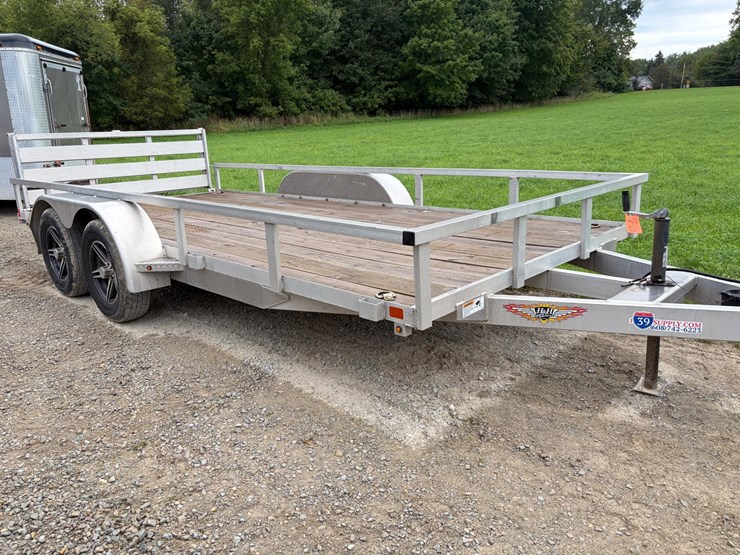 #718-•-2023-h&h-aluminum-utility-tandem-axle-trailer-(has-wi-title)(helenville,-wi)-image-2