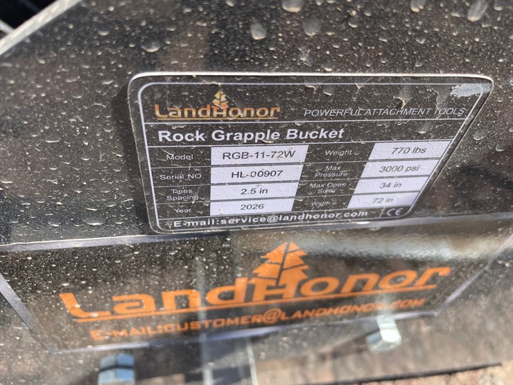 #2409-•-unused-2026-landhonor-rock-grapple-bucket-image-9