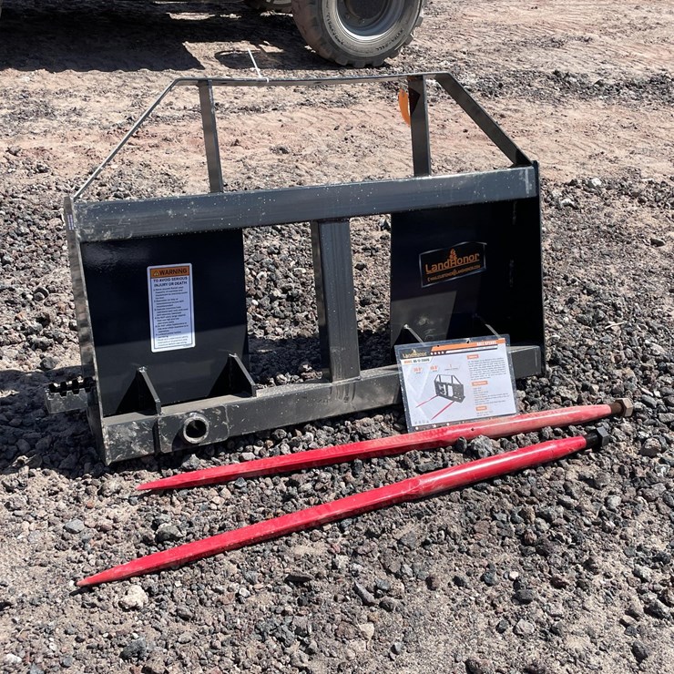 #2424 • Unused 2026 Landhonor Skid Steer Bale Spear