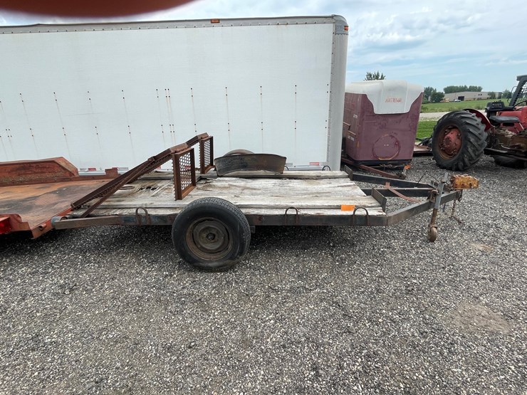 #2958-•-10'-single-axle-utility-trailer-(no-title)-image-4