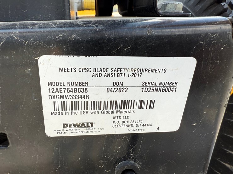 #15-•-unused-dewalt-dw33-walk-behind-mower-1d25nk60041-inv#54667-image-26