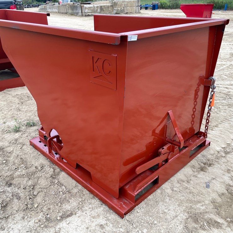 #2548 • New KC Self Dumping Hopper With Fork Pockets