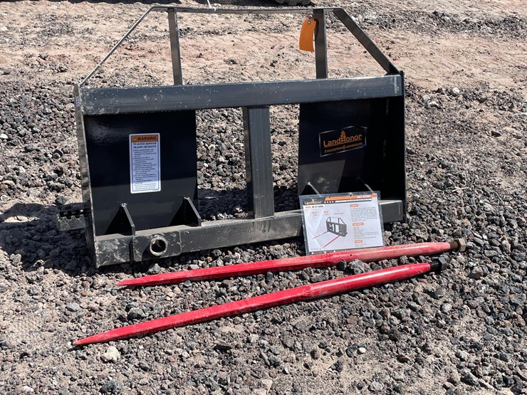 #2425-•-unused-2026-landhonor-skid-steer-bale-spear-image-1