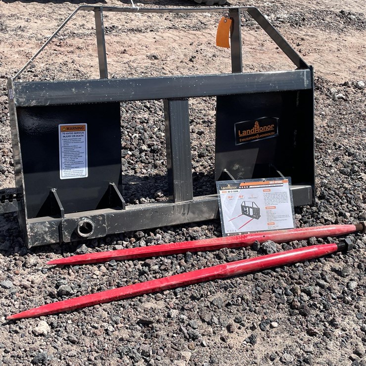 #2425 • Unused 2026 Landhonor Skid Steer Bale Spear