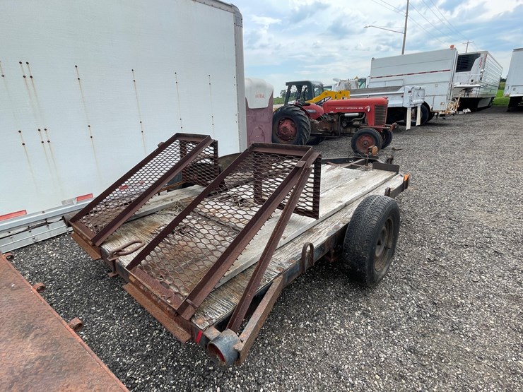 #2958-•-10'-single-axle-utility-trailer-(no-title)-image-5
