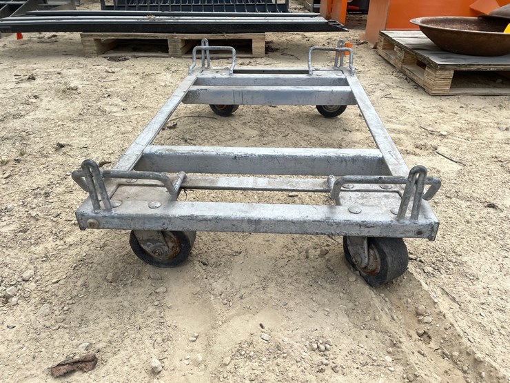 #3856-•-metal-rolling-cart-image-4