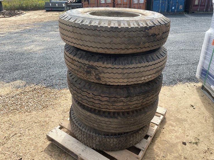 #3860-•-(5)-9.00-x-20.00-rims-and-tires-image-1