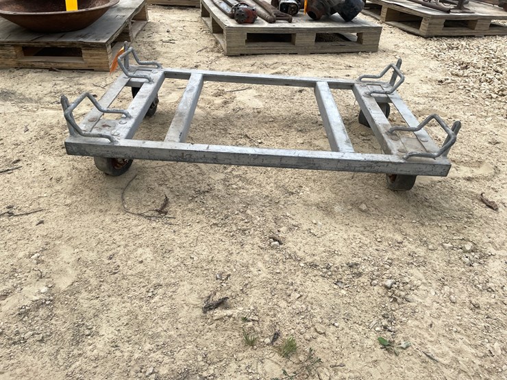 #3856-•-metal-rolling-cart-image-2