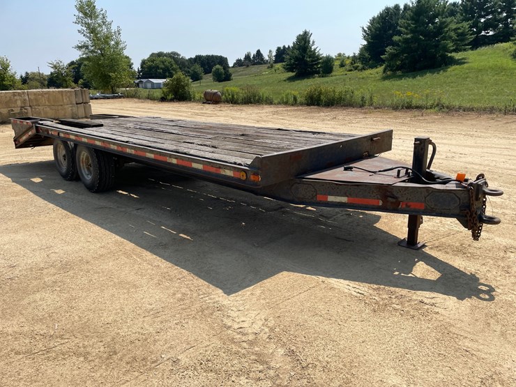 #1236-•-2005-home-made-19'-deckover-trailer-(has-wi-title)-image-3