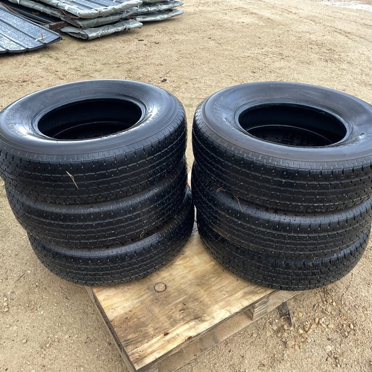 #3879 • (6) ST 235/80R16 Trailer Tires
