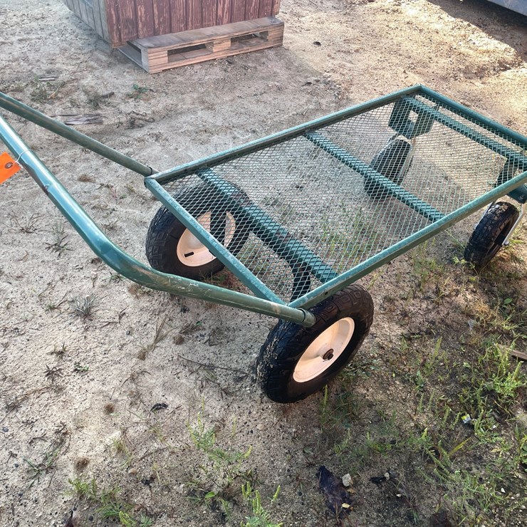 #3872 • Metal Push Cart