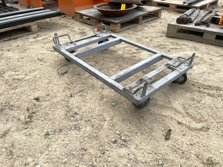 #3856-•-metal-rolling-cart-image-3