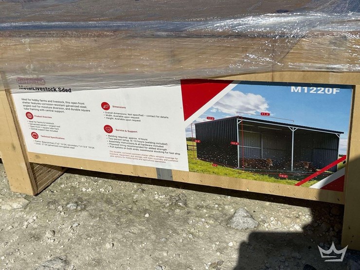 2026-sdlanch-19ft.-x-11ft.-galvanized-metal-livestock-shed-image-1