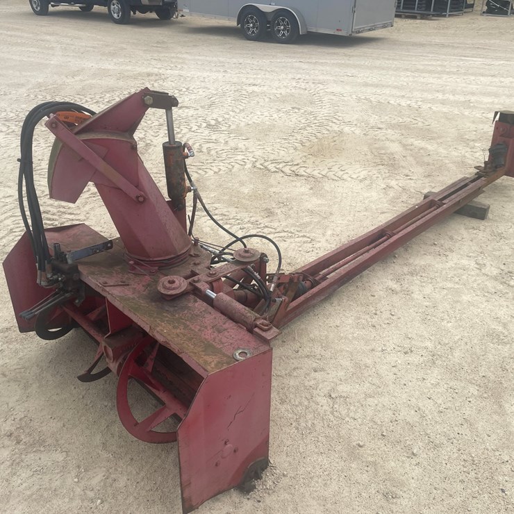 #3438 • Buer Bac PTO Driven Tractor Mount Snow Plow