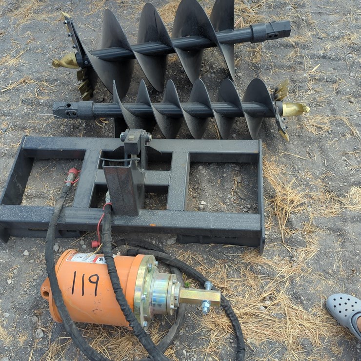 NEW LANDHONOR SAD-12-23C AUGER DRIVER SKID STEER ATTACHMENT