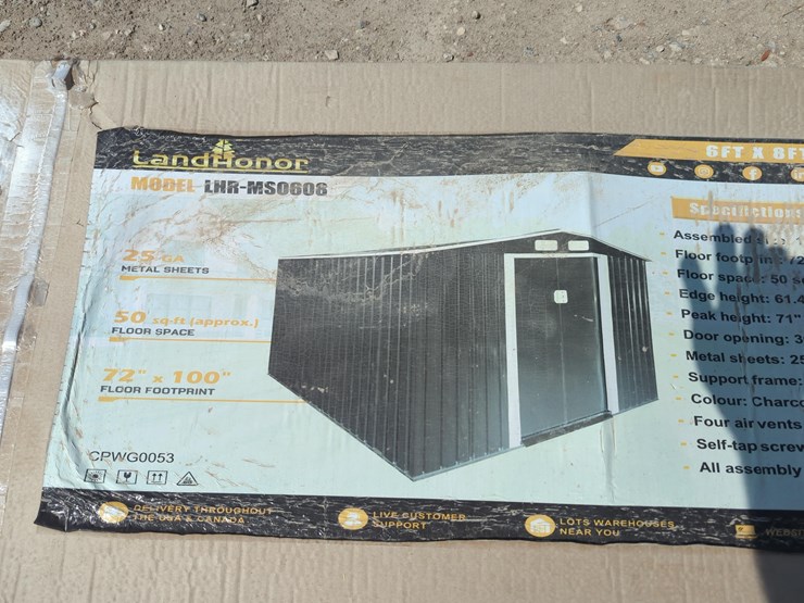 new-landhonor-lhr-ms0608-metal-shed-new-support-equipment-image-2