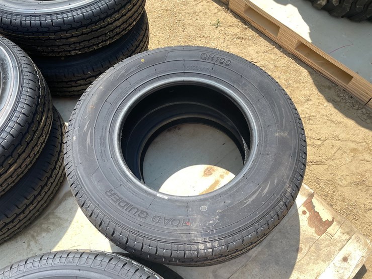 #2202-•-(4)-road-guider-qh100-st205/75r15-radial-trailer-tires-image-4