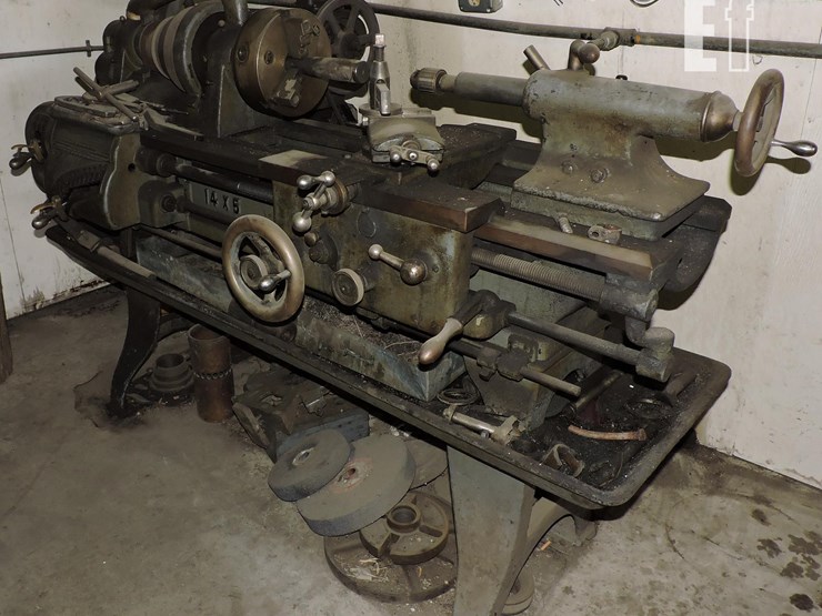 hendey,-14x5-metal-lathe,-3-phase,-working-image-5