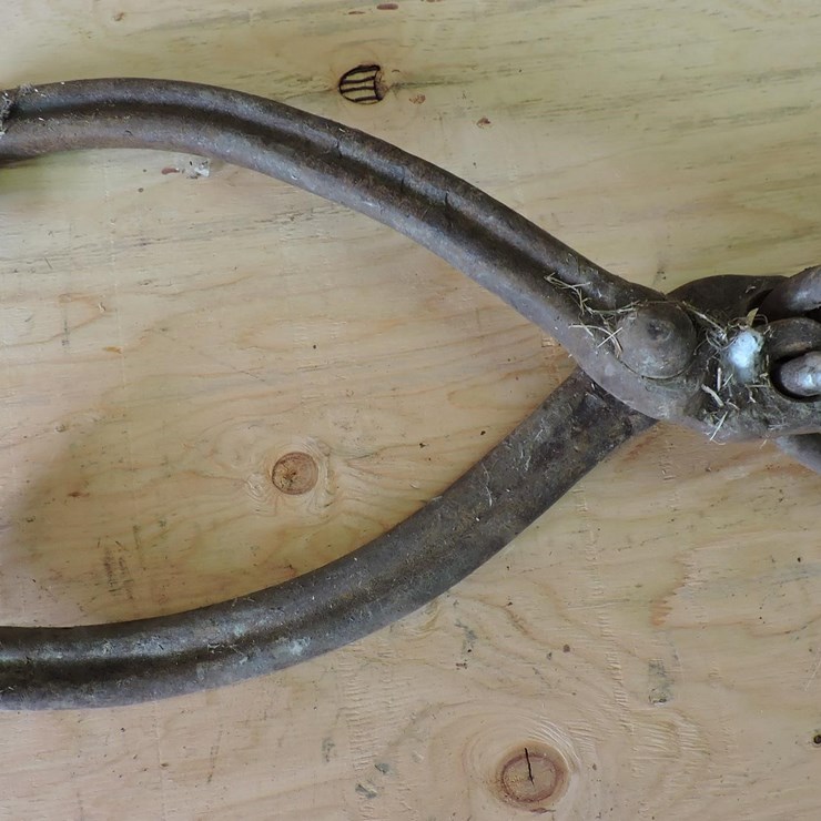 VINTAGE LOG TONGS