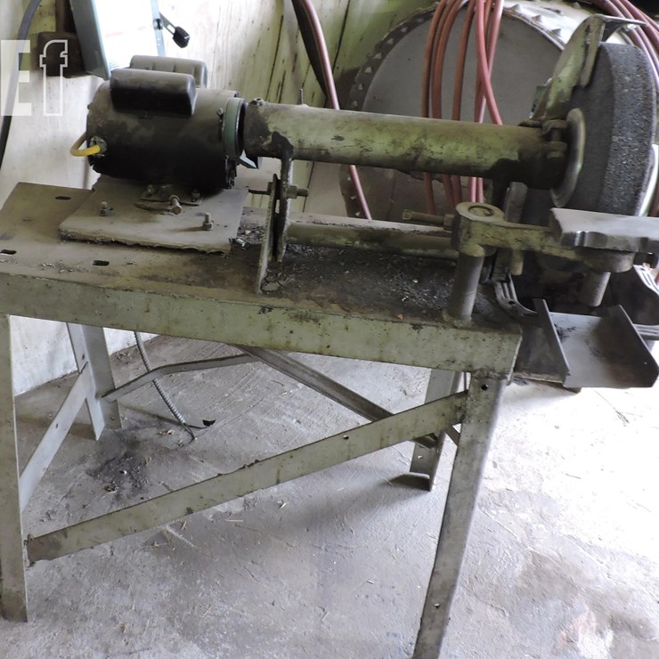 HOME MADE, FREE STANDING GRINDING WHEEL ARBOR, VOL