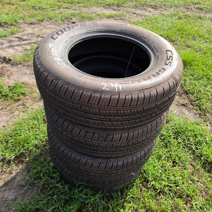 241 - (4) NEW/UNUSED COOPER M+S TIRES