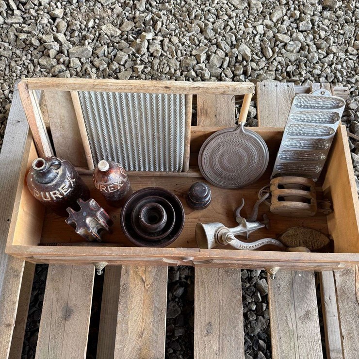 Drawer of Assorted Antiques & Collectibles