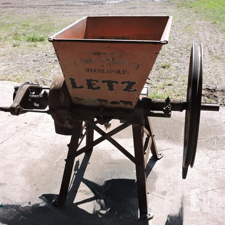 LETZ, NO. 80 BURR MILL, V PULLEY DRIVE, NO MOTOR