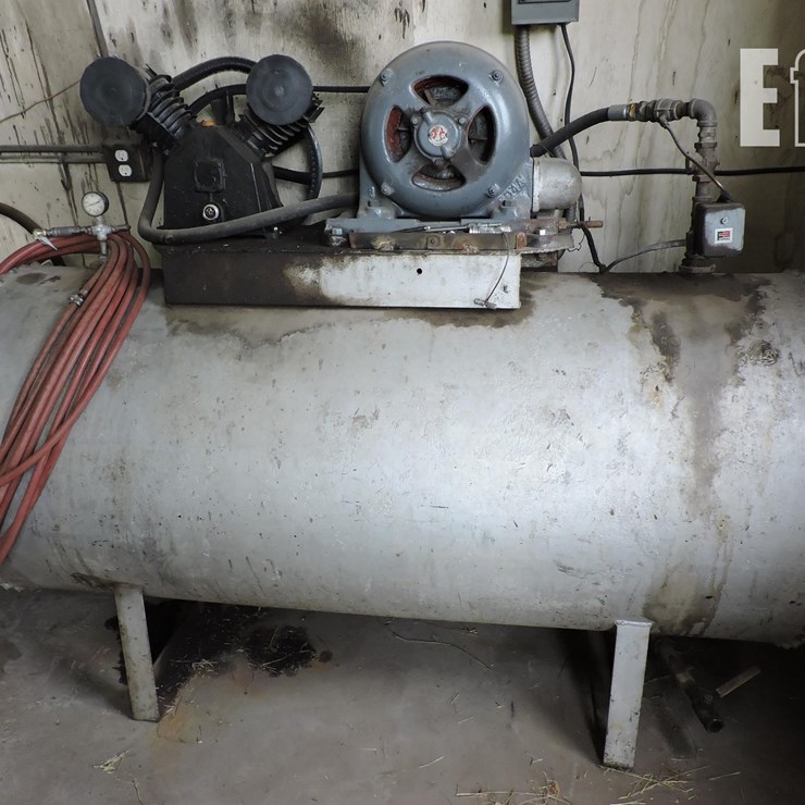 HEAVY DUTY HORIZONTAL AIR COMPRESSOR, 3 PHASE, WOR