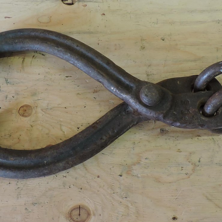 VINTAGE LOG TONGS