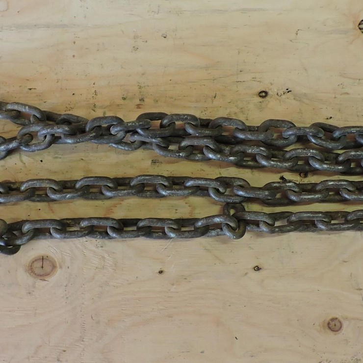 3/8” X 12’ CHAIN W/1 HOOK