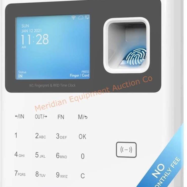 W1 Pro Fingerprint Cloud Based Time Clock White