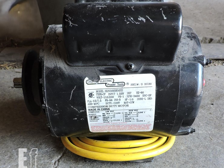 chicago-electric,-2-horsepower-electric-motor,-110-image-1