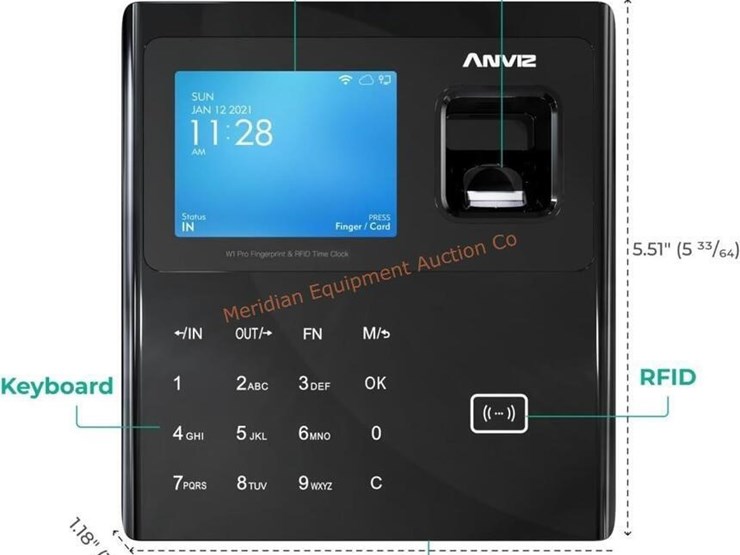 anviz-w1-pro-fingerprint-time-clocks-black-image-8