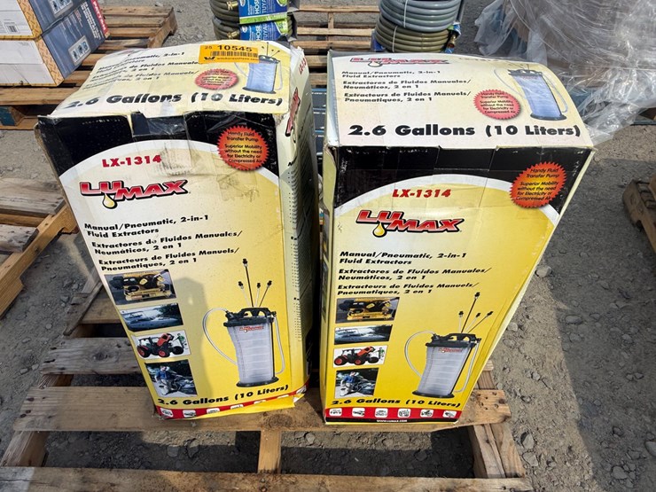#10545-•-lot-of-(2)-lumax-2.6gal-fluid-extractors-inv#10545-image-1