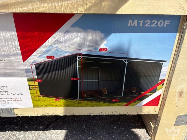 2026-sdlanch-19ft.-x-11ft.-galvanized-metal-livestock-shed-image-1