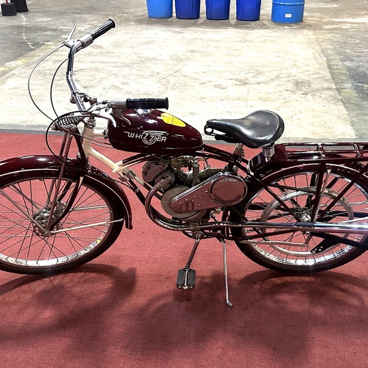 #1080 • Offered at No Reserve | 1949 WHIZZER SCHWINN MOTORIZED BICYCLE
