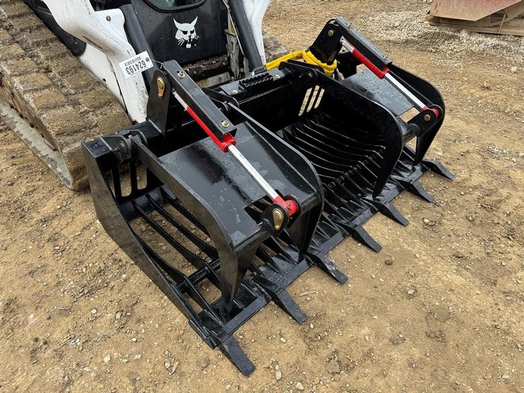 wildcat-72"-heavy-duty-skid-steer-skeleton-grapple-w/-teeth-image-3