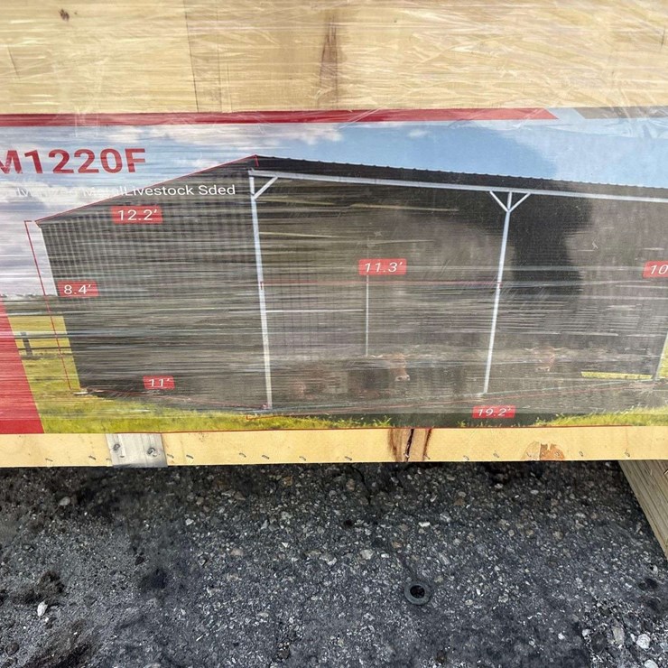 2026 SDLanch 19ft. x 11ft. Galvanized Metal Livestock Shed